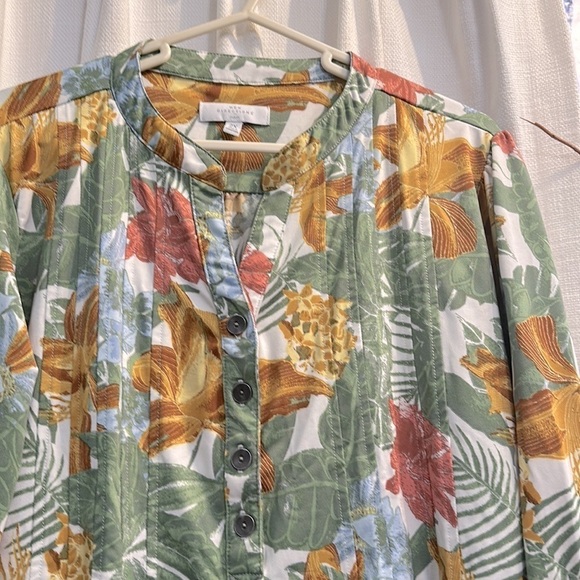 Women’s New Directions Curvy Sage Multi Color Top Size 2X - Picture 6 of 9